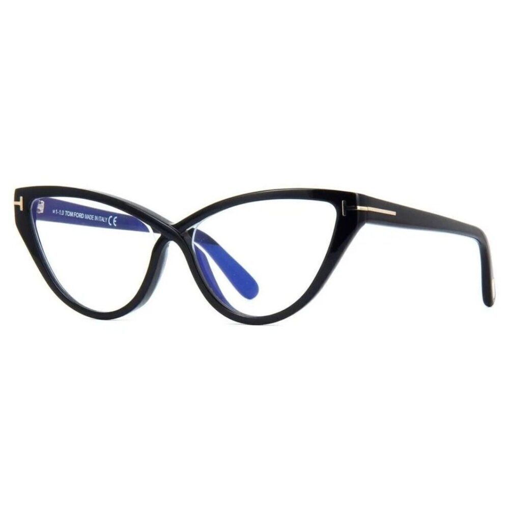 New Authentic Tom Ford FT5729-B/V 001 Oval Eyeglasses